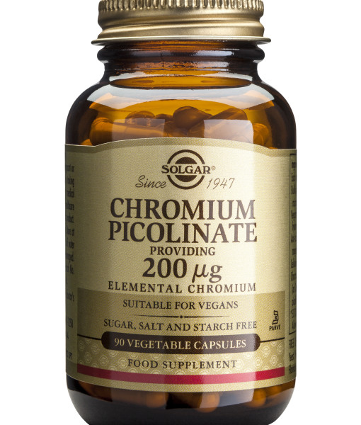 Chromium Picolinate 200mg Solgar 90tb