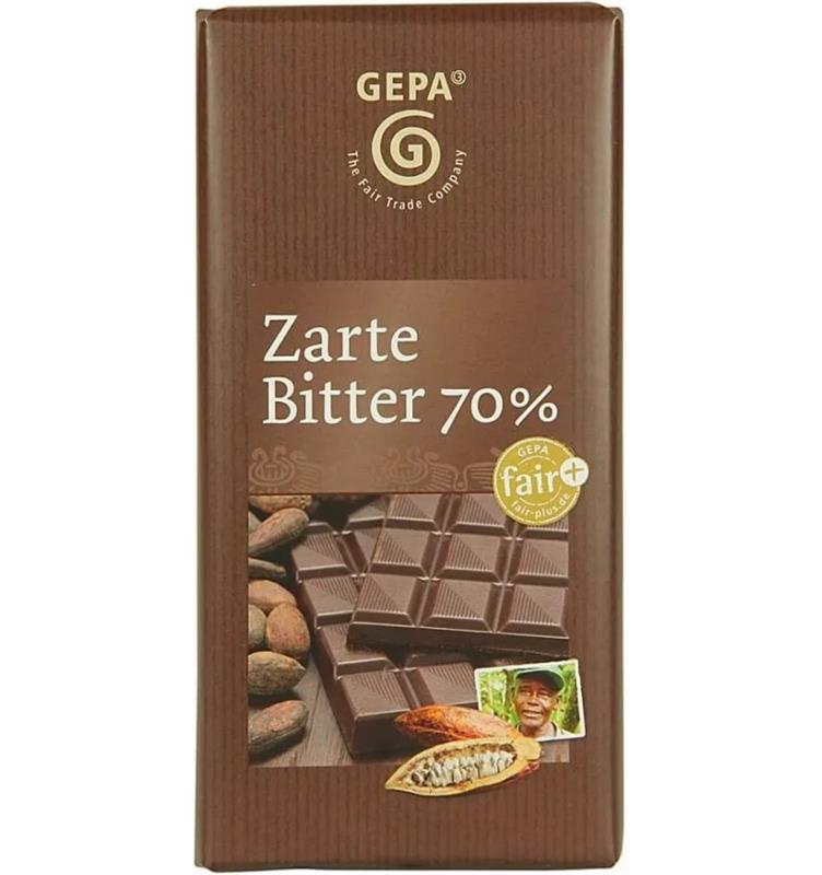 Ciocolata Amaruie 70% Cacao 100 grame Gepa