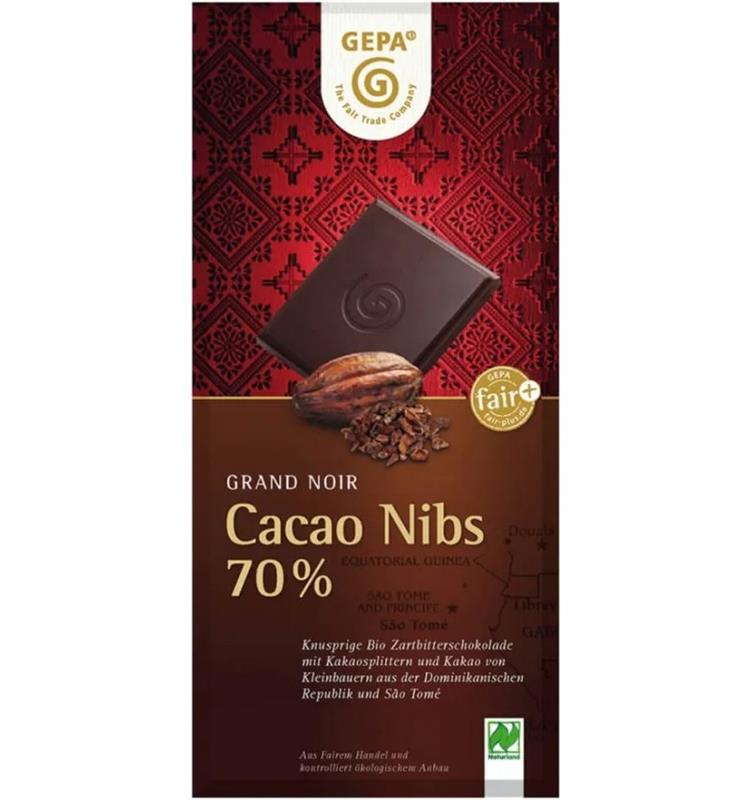 Ciocolata Amaruie 70% Cacao Bio 100 grame Gepa