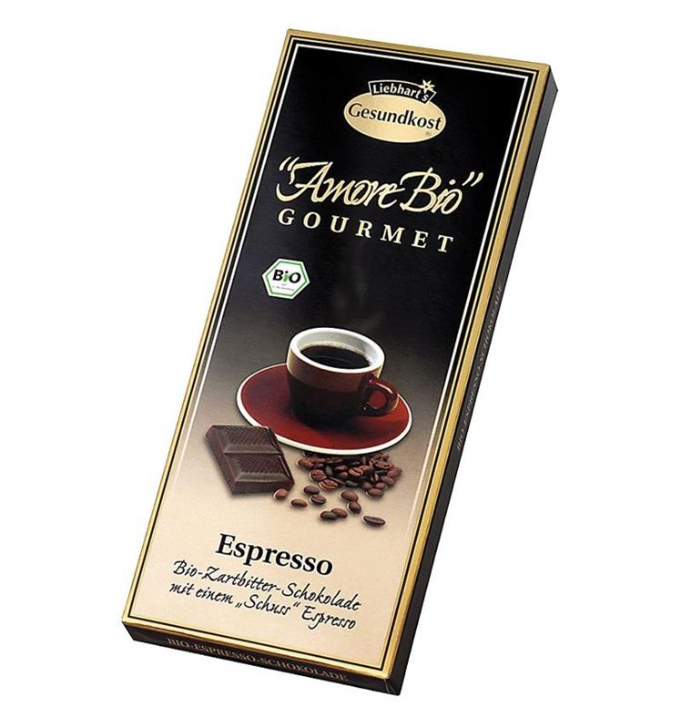 Ciocolata Bio Amaruie Espresso 55% Cacao Liebhart's 100gr