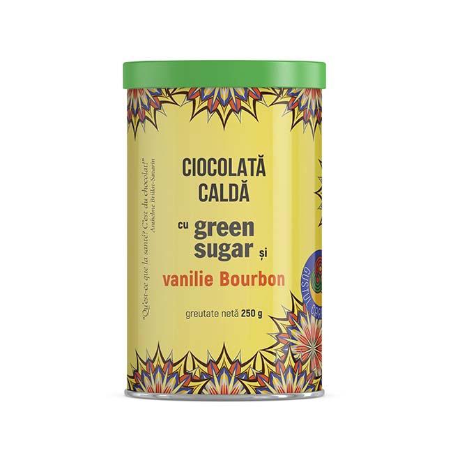 Ciocolata Calda cu Green Sugar si Vanilie Bourbon 250 grame Remedia