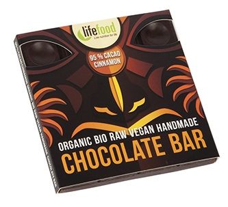 Ciocolata cu 95% Cacao si Scortisoara Raw Bio LifeFood 35gr