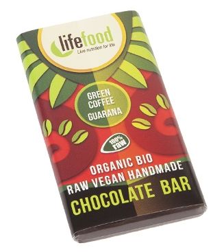 Ciocolata Mini cu Guarana si Cafea Verde Raw Bio 15gr Lifefood