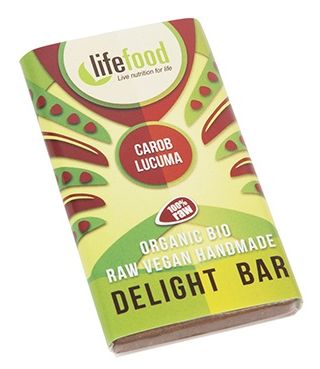 Ciocolata Mini cu Lucuma si Carob Raw Bio 15gr Lifefood
