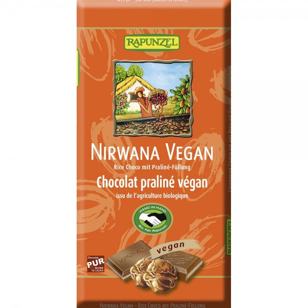 Ciocolata Nirwana Vegana Bio 100gr Rapunzel
