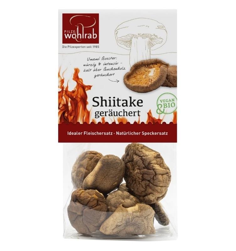 Ciuperci Shiitake Afumate Bio 20 grame Wohlrab