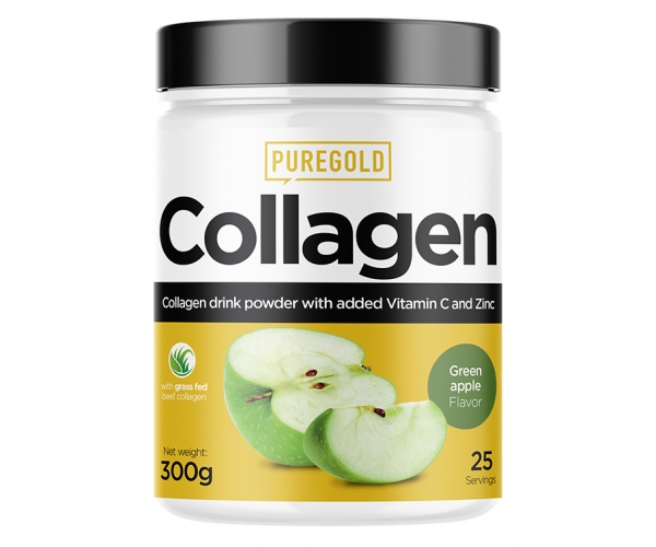 Colagen din Vita Collagen Green Apple 300 grame Pure Gold Protein