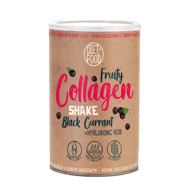 Colagen Fruity Shake Coacaze Negre 300 grame Diet Food