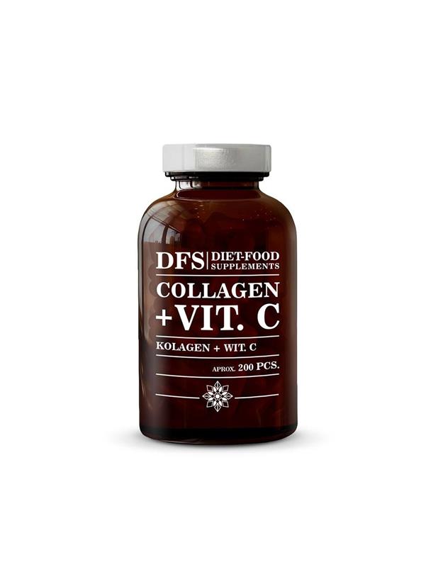Colagen si Vitamina C 200cps Diet Food