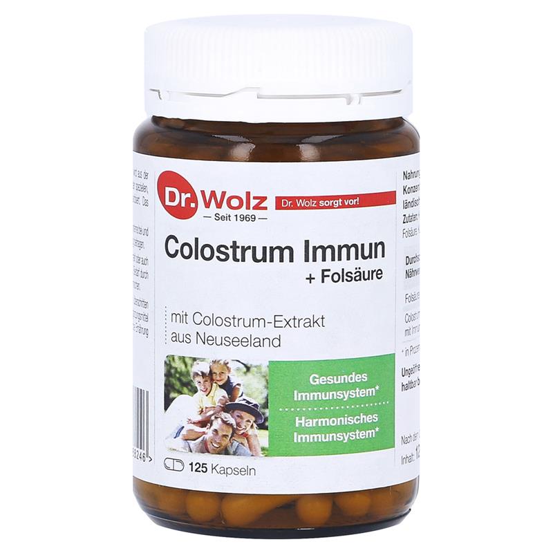 Colostrum Immun + Folsaure 125 capsule Dr.Wolz