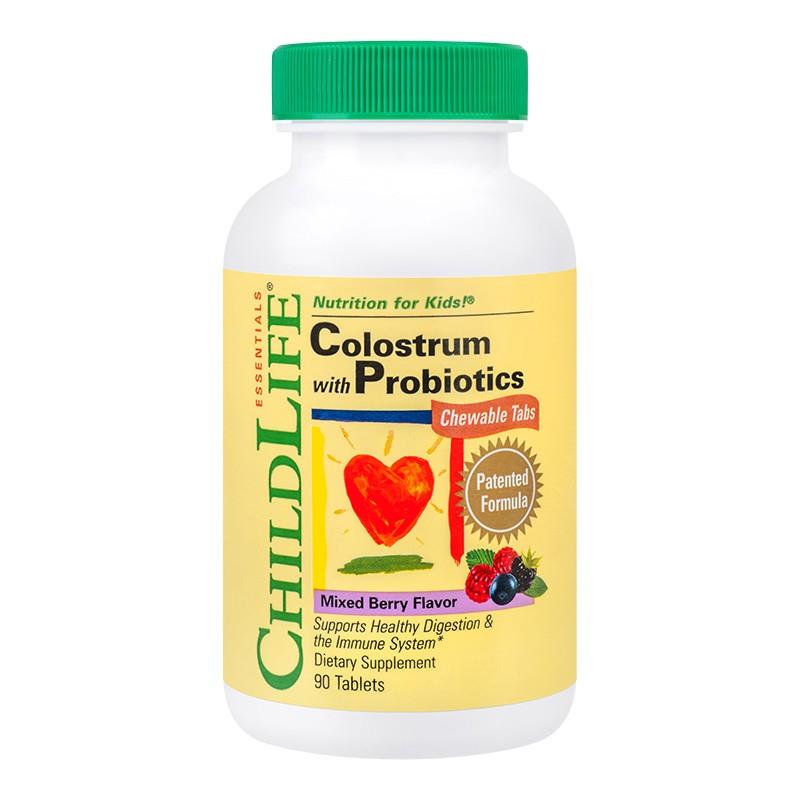 Colostrum with Probiotics Childlife Essentials 90cps Secom