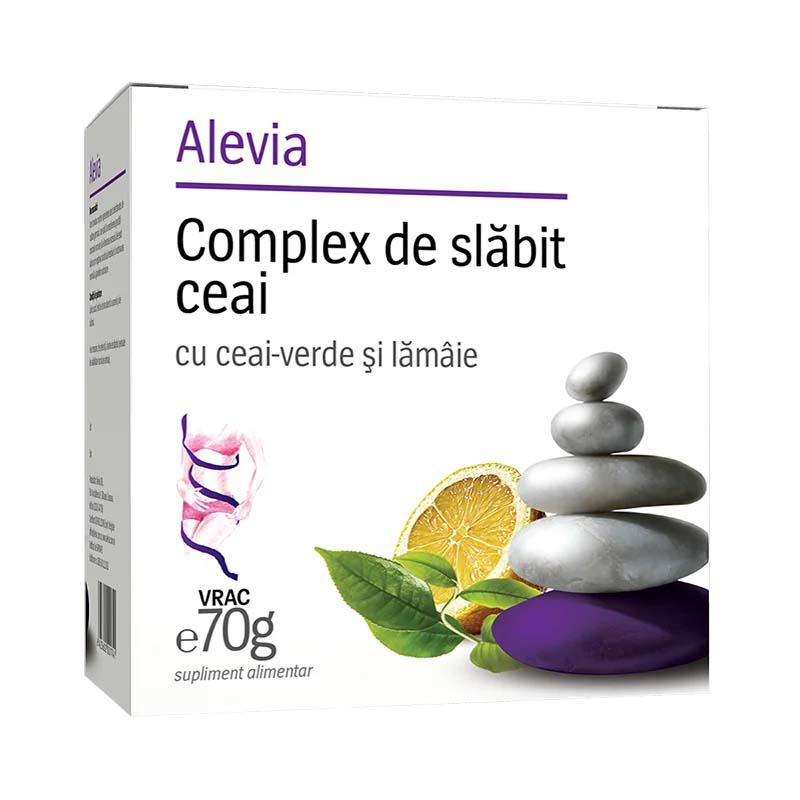 Complex de Slabit Ceai Verde si Lamaie 70 grame Alevia