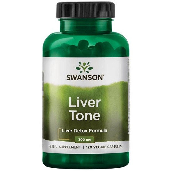 Complex Detoxifiere Liver Tone 300 miligrame 120 capsule Swanson