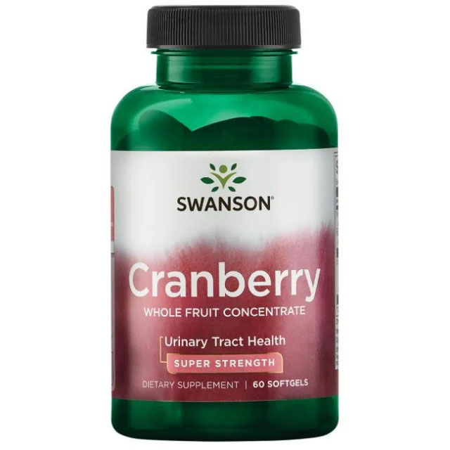 Complex pentru Tract Urinar Merisoare Cranberry Whole Fruit Concentrat Super Strength 60 capsule Swanson