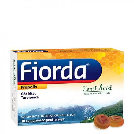 Comprimate cu Propolis Fiorda 30 comprimate PlantExtrakt