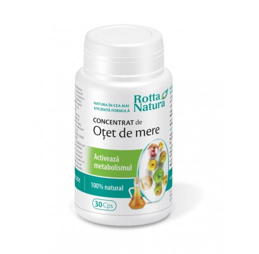 Concentrat Otet Mere Metabolism Activ + Vit. B,E Rotta Natura 30cps