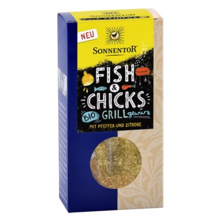 Condiment Amestec la BBQ - Fish & Chicks Bio 55gr Sonnentor