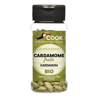 Condiment Cardamom Intreg Bio 25gr Cook