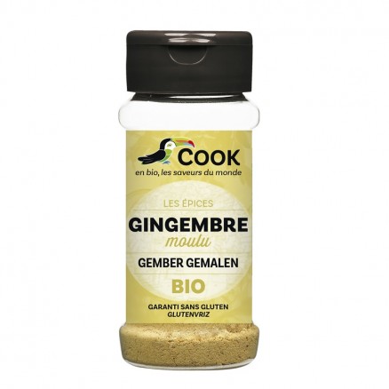 Condiment Ghimbir Macinat Bio 30gr Cook