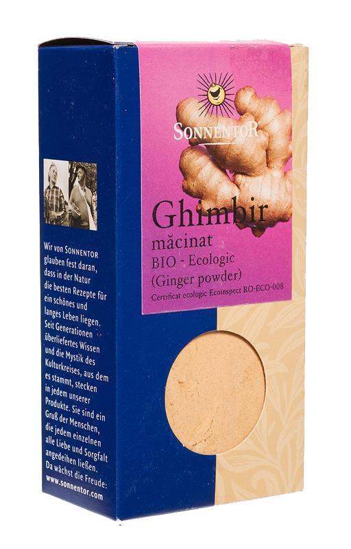 Condiment Ghimbir Macinat Bio Sonnentor 35gr