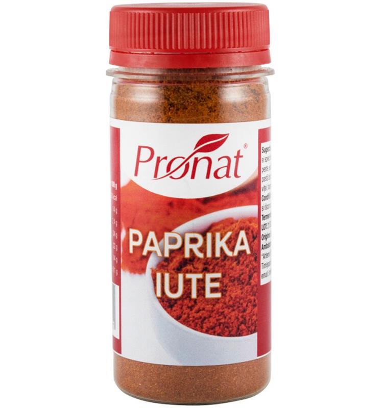 Condiment Paprika Iute Macinata 50 grame Pronat