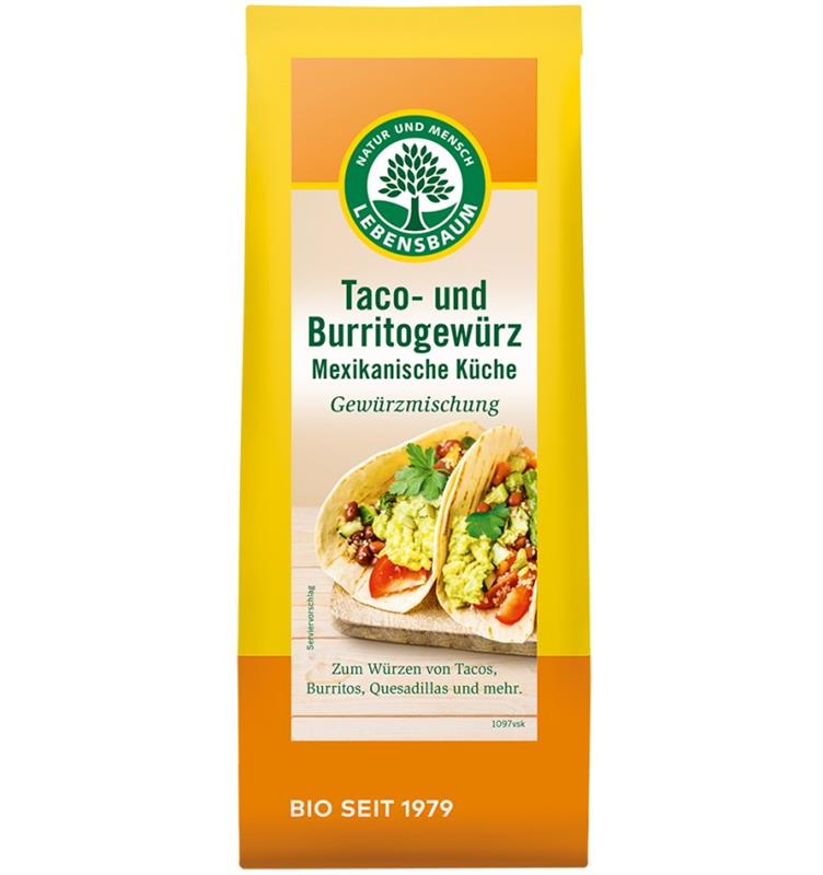 Condiment pentru Taco si Burrito Bio 50 grame Lebensbaum