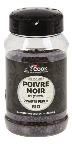 Condiment Piper Negru Boabe Bio 200gr Cook