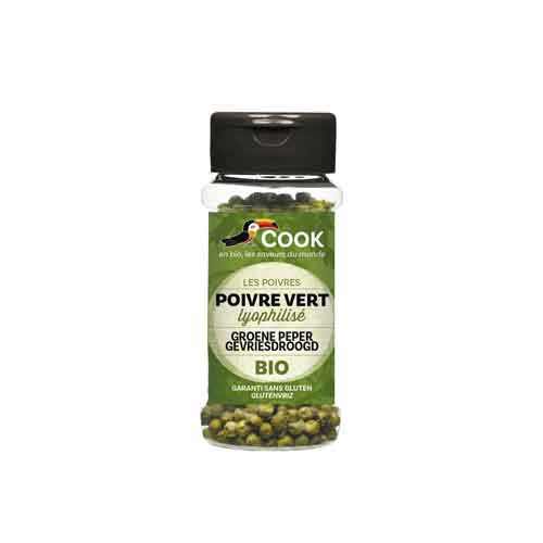 Condiment Piper Verde Boabe Bio 15gr Cook