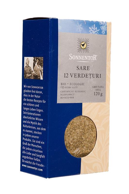 Condiment Sare 12 Verdeturi Bio Sonnentor 120gr