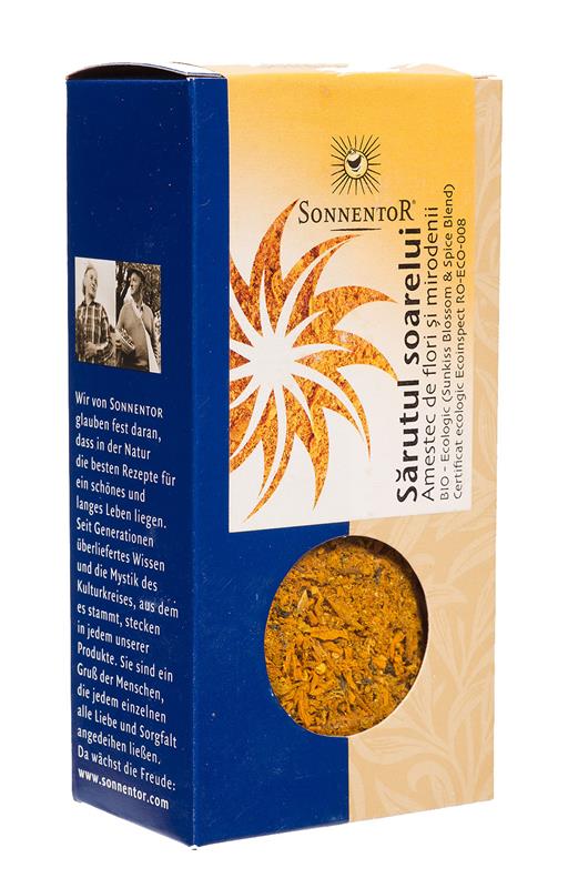 Condiment Sarutul Soarelui Amestec de Flori si Mirodenii Bio 40gr Sonnentor