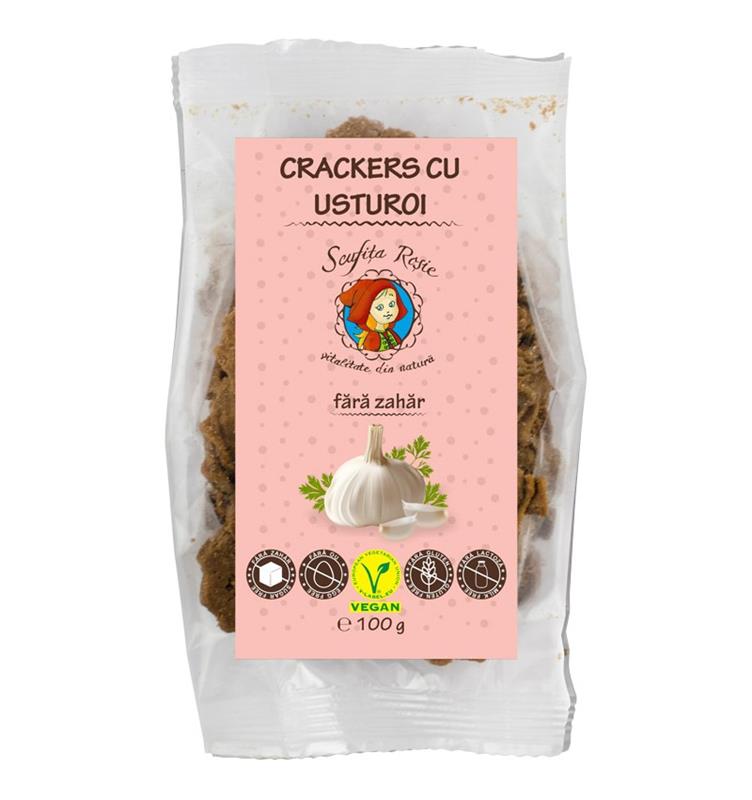 Crackers cu Usturoi Fara Zahar 100gr Pronat