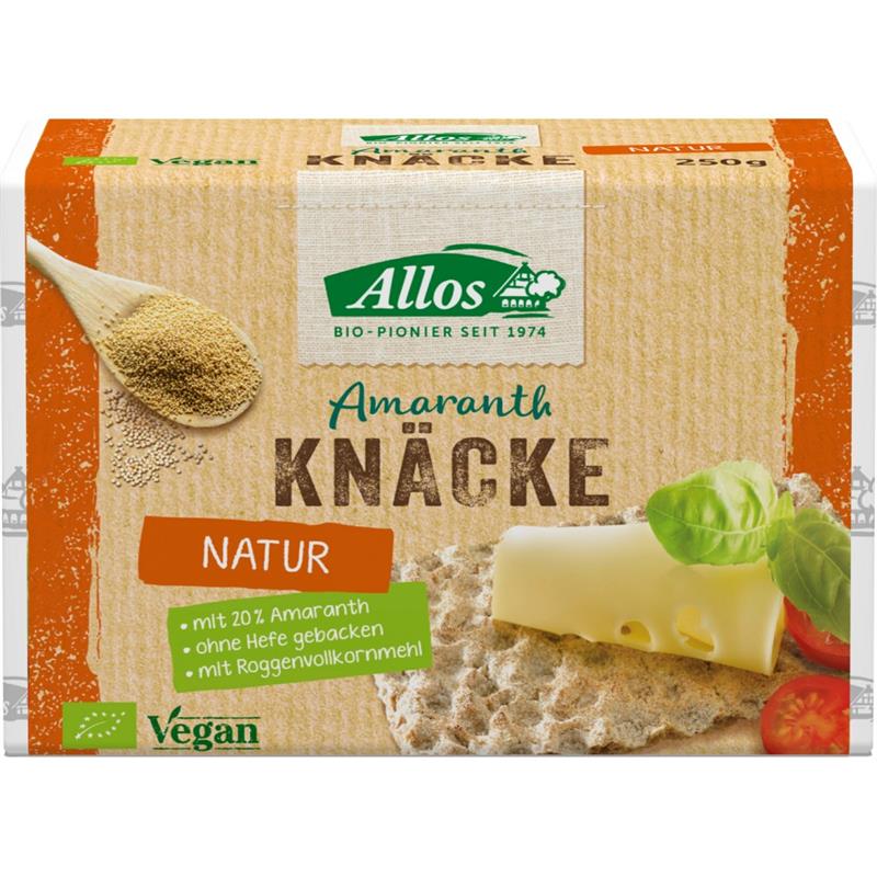 Crackers din Secara Integrala cu Amarant Bio 250 grame Allos