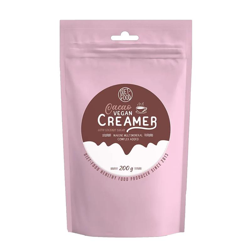 Creamer Vegan pentru Cafea cu Cacao 200 grame Diet Food