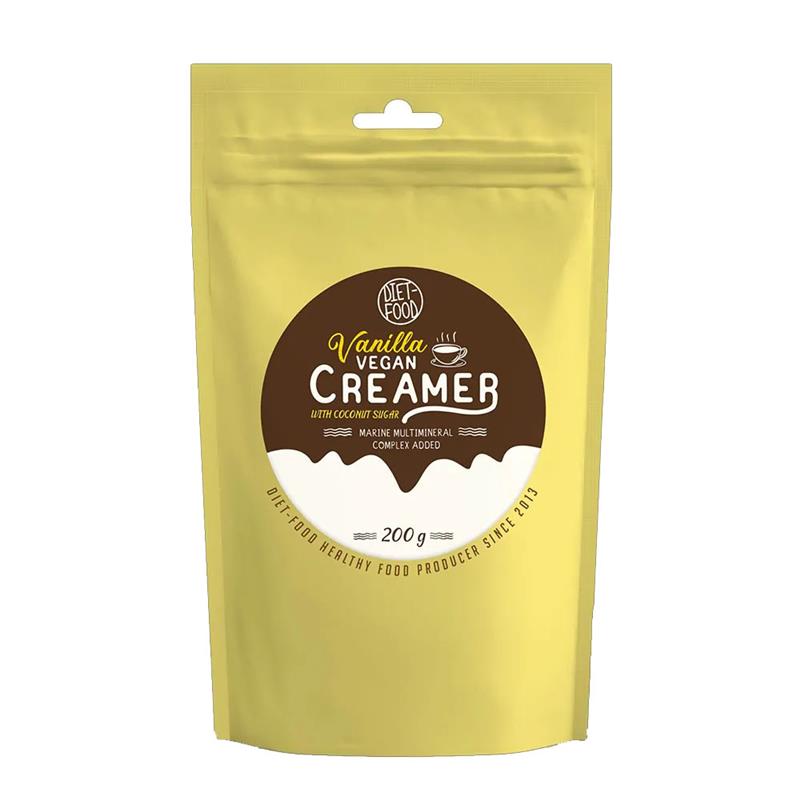 Creamer Vegan pentru Cafea cu Vanilie 200 grame Diet Food