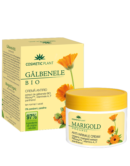 Crema Antirid cu Extract de Galbenele Bio Cosmetic Plant 50ml