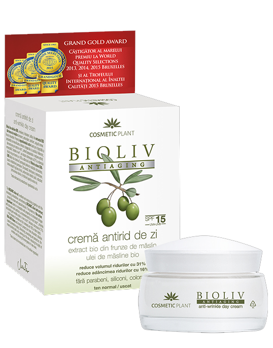 Crema Antirid de Zi Bioliv Antiaging Cosmetic Plant 50ml