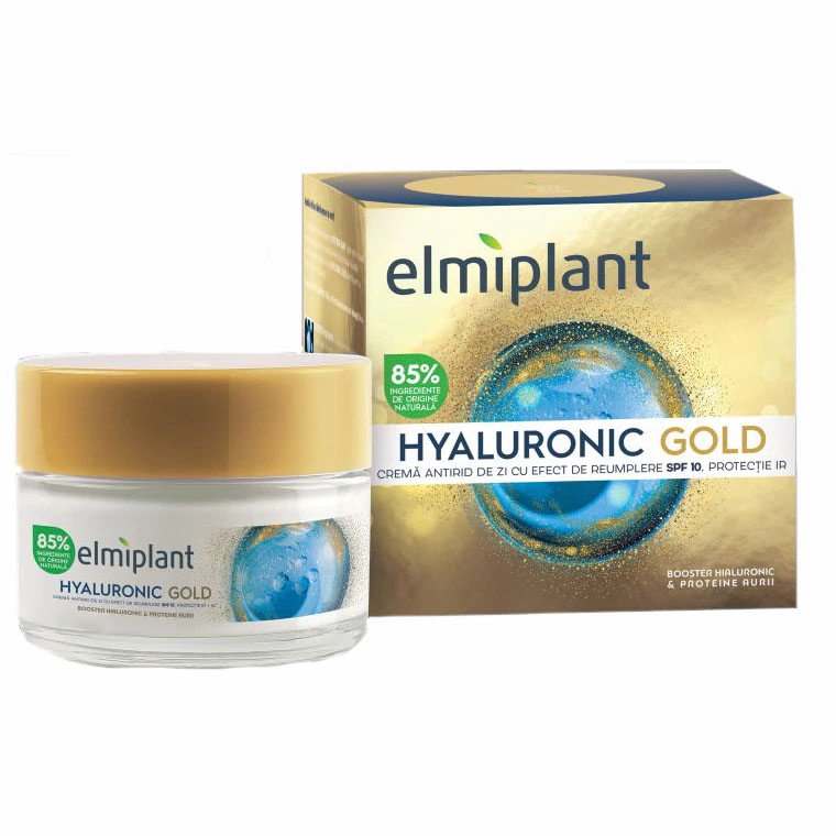 Crema Antirid de Zi Hyaluronic Gold 50 mililitri Elmiplant