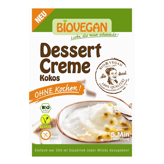 Crema Bio pentru Desert cu Nuca de Cocos Biovegan Pronat 63gr