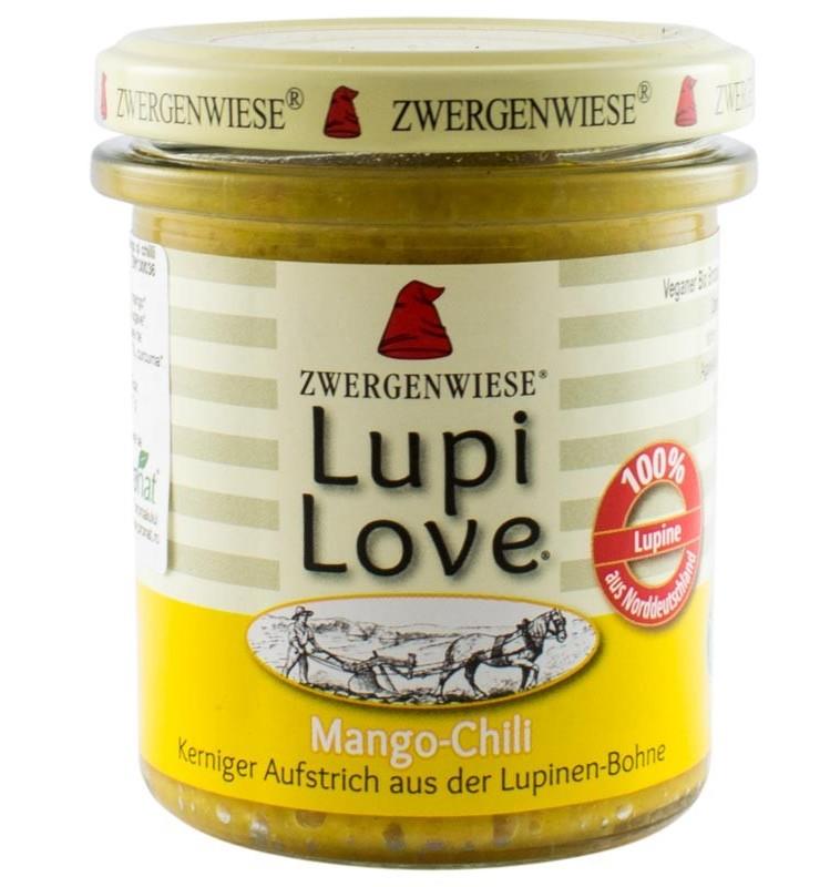 Crema Bio Tartinabila Vegetala din Lupin cu Mango si Chilli Zwergenwiese 165gr