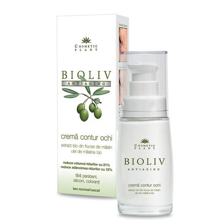 Crema Contur Ochi Bioliv Antiaging Cosmetic Plant 30ml