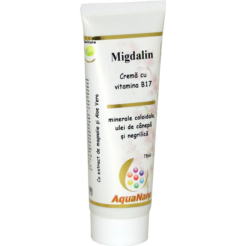 Crema cu Amigdalina si Minerale Coloidale Migdalin 75ml Aghoras