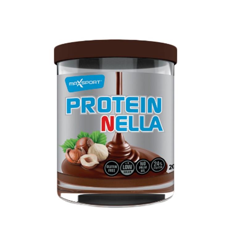 Crema de Cacao cu Alune si Proteine Protein Nella 200 grame Max Sport
