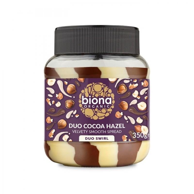Crema de Ciocolata cu Alune Duo SWIRL Bio 350gr Biona