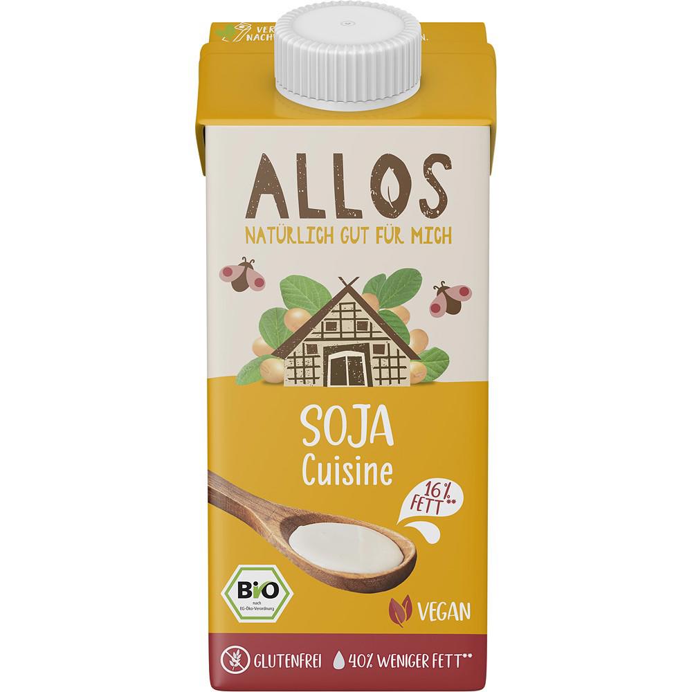 Crema de Soia pentru Gatit Fara Gluten Bio 200ml Allos