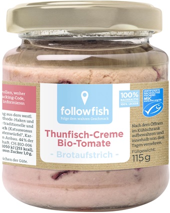 Crema de Ton cu Tomate Bio 115gr Followfish