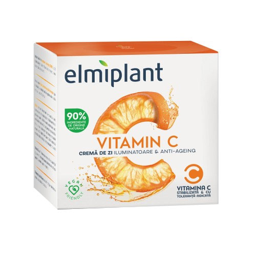 Crema de Zi Iluminatoare Anti-Ageing Vitamn C 50 mililitri Elmiplant