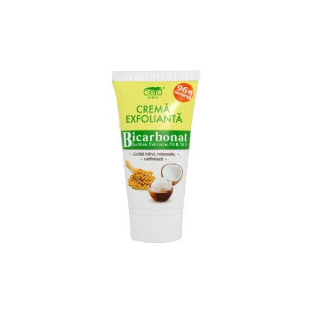 Crema Exfolianta 96% Naturala cu Bicarbonat 50 mililitri Ceta