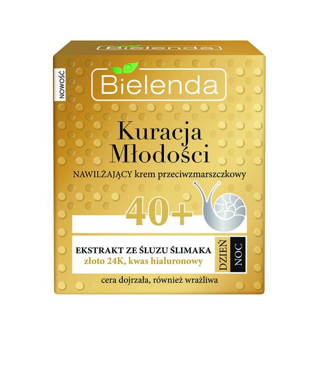 Crema Hidratanta Antirid cu Extract de Melc 40+ Zi/Noapte 50ml Bielenda