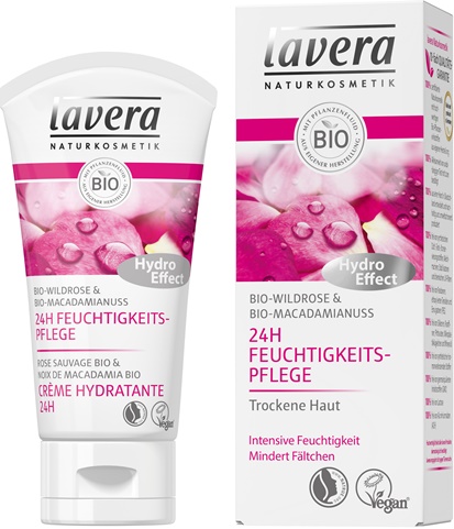 Crema Hidratanta cu Trandafir Salbatic 24H Bio 50ml Lavera