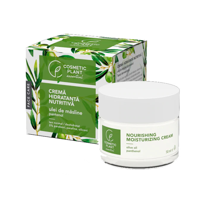 Crema Hidratanta Nutritiva cu Ulei de Masline si Pantenol Face Care 50 mililitri Cosmetic Plant